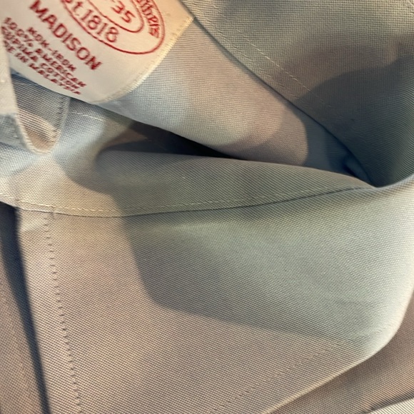 Brooks Brothers Madison Dress Shirt 16.5 - 35 Blue - Picture 3 of 13